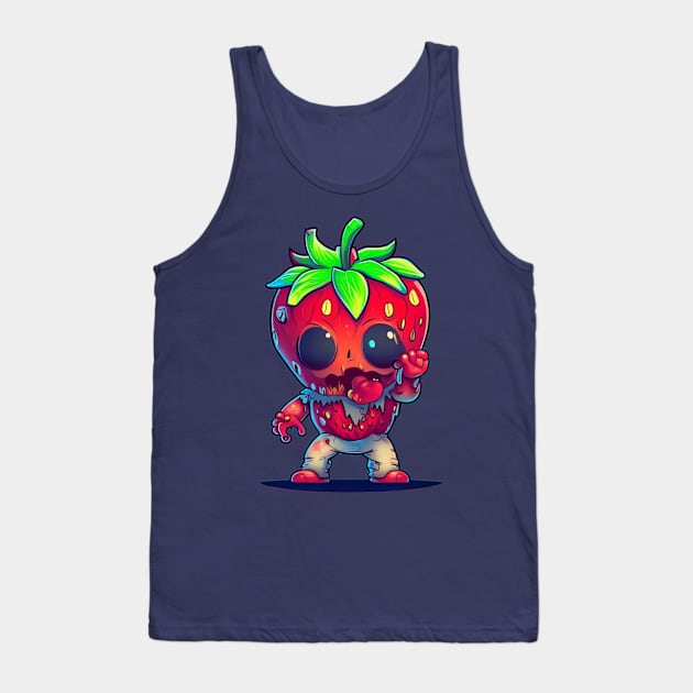 Zombie Stawberry - Hogan Tank Top by CAutumnTrapp